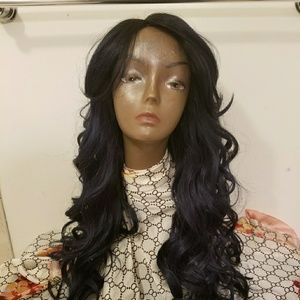 Synthetic lace front wig